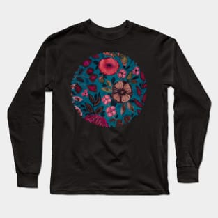 Moody Floral 03 Long Sleeve T-Shirt